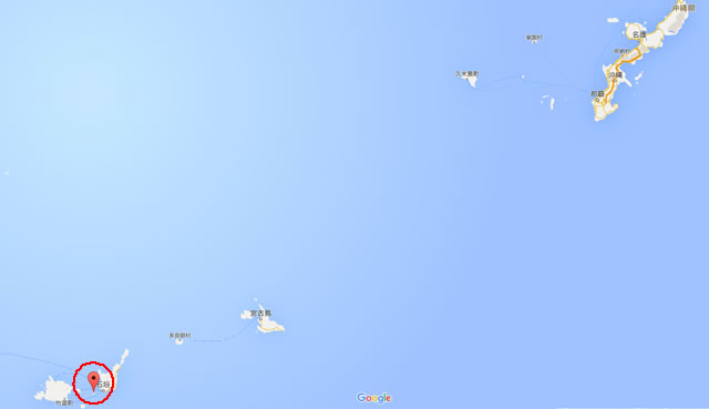 竹富島の地図